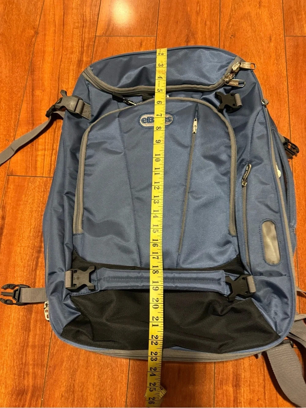eBags Men's Blue Travel Backpack